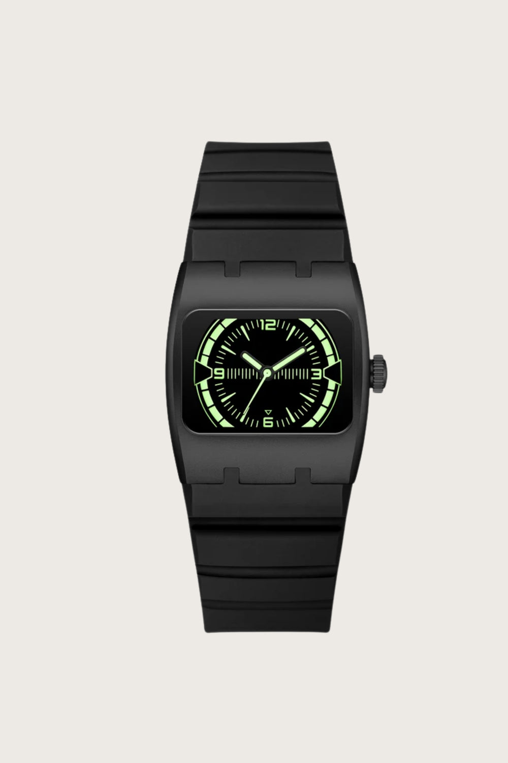 Armor Grid | Black Green Dial Watch
