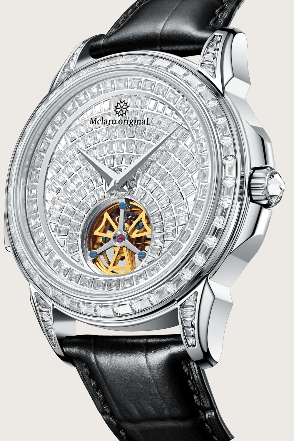 Master Series Zivanche| Mclaro Edition Full Diamond-Eye of Power Watch