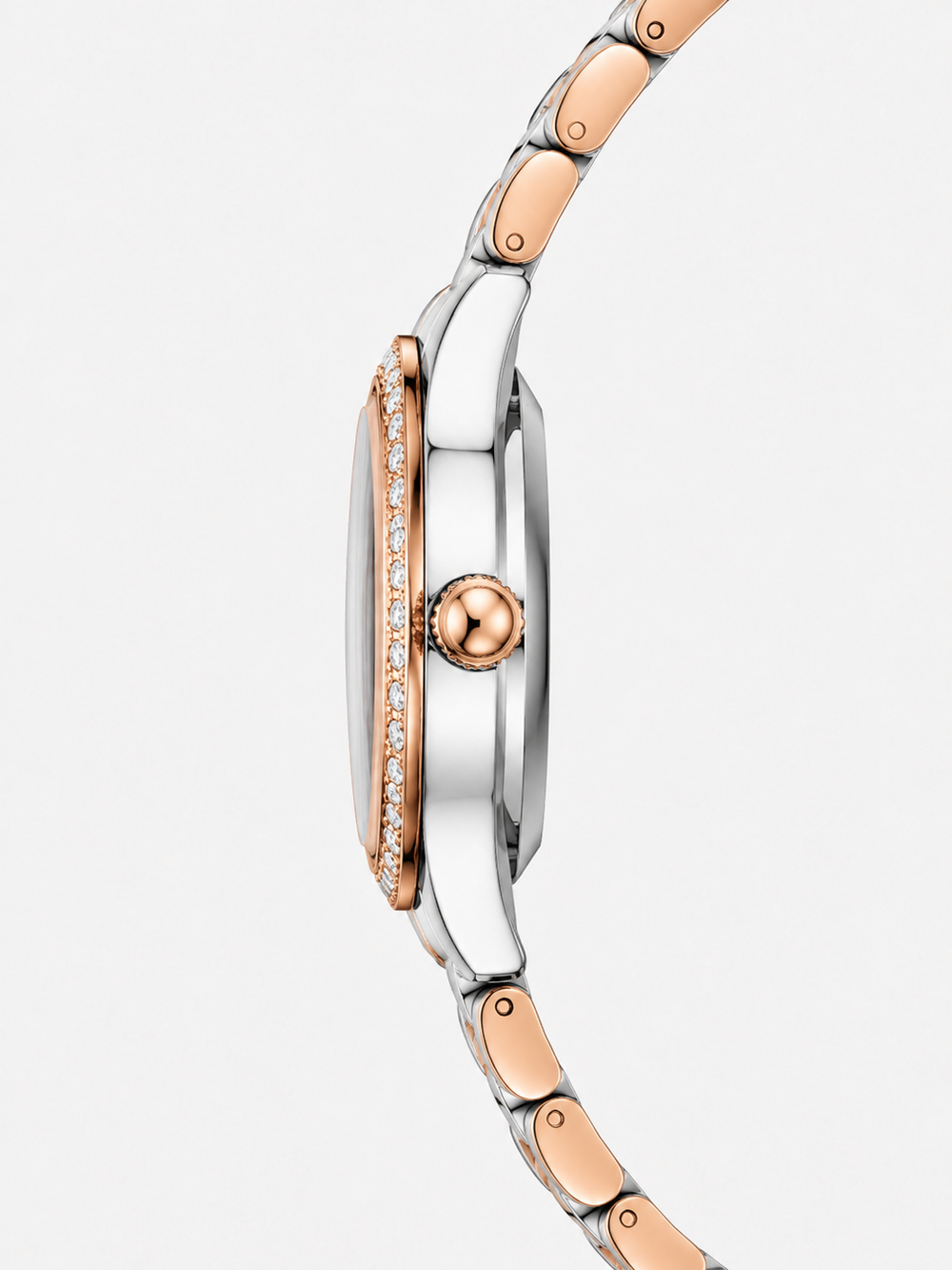 Stellar Grace Cocoa Golden Silver Quartz Edition watch