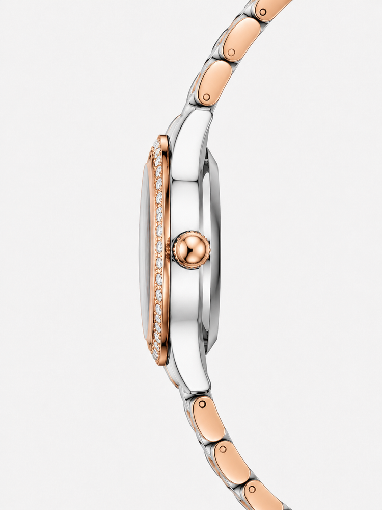 Stellar Grace Cocoa Golden Silver Quartz Edition watch