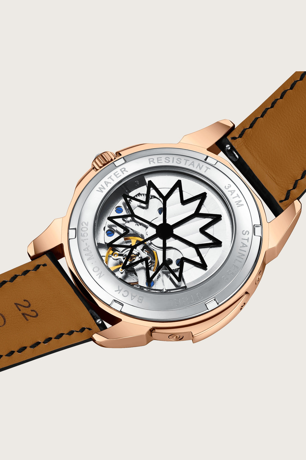 Master Series Zivanche Mclaro Rose Gold Edition Full Diamond-Eye of Power Watch - (41070736)