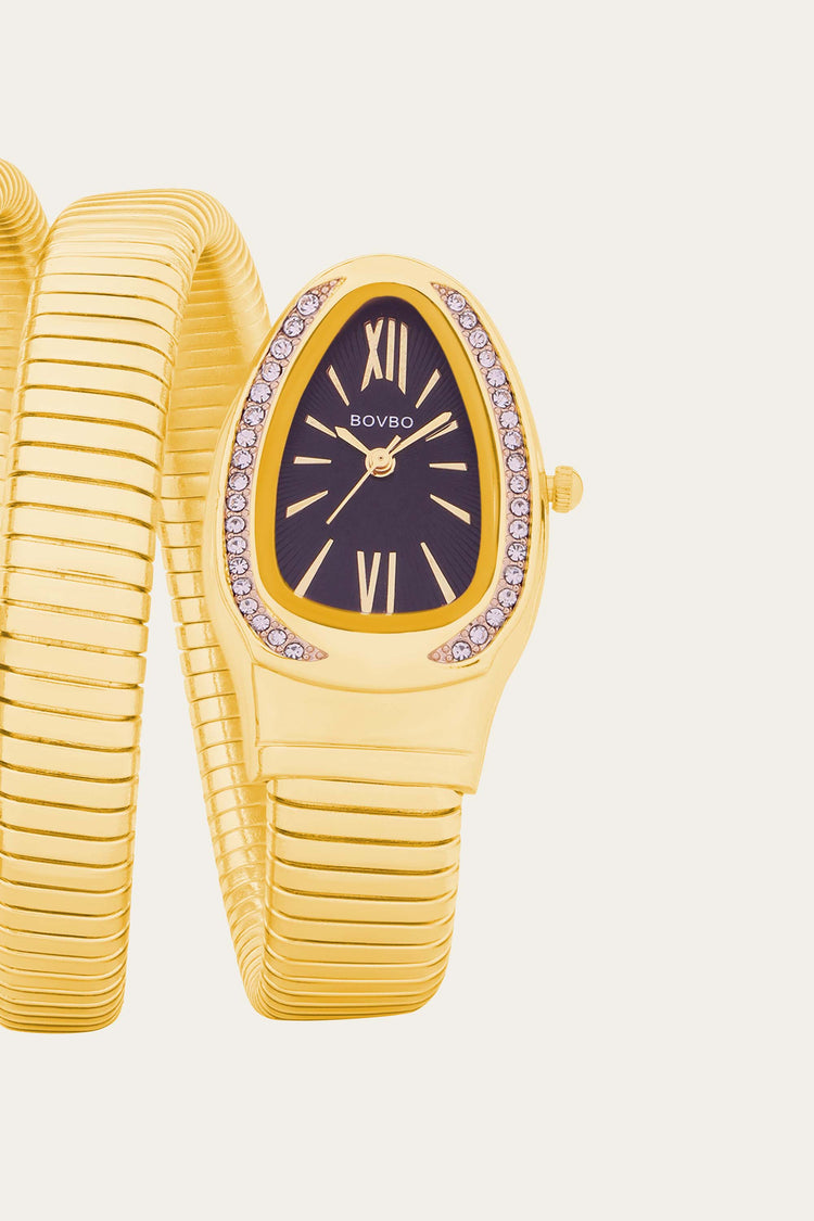 Le Serpent | Golden Black Serpenti Watch | A Bovbo Edition Watch (40503334)