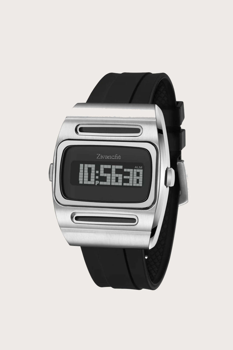 Rotary | Black Silver Digital Watch (44219697)