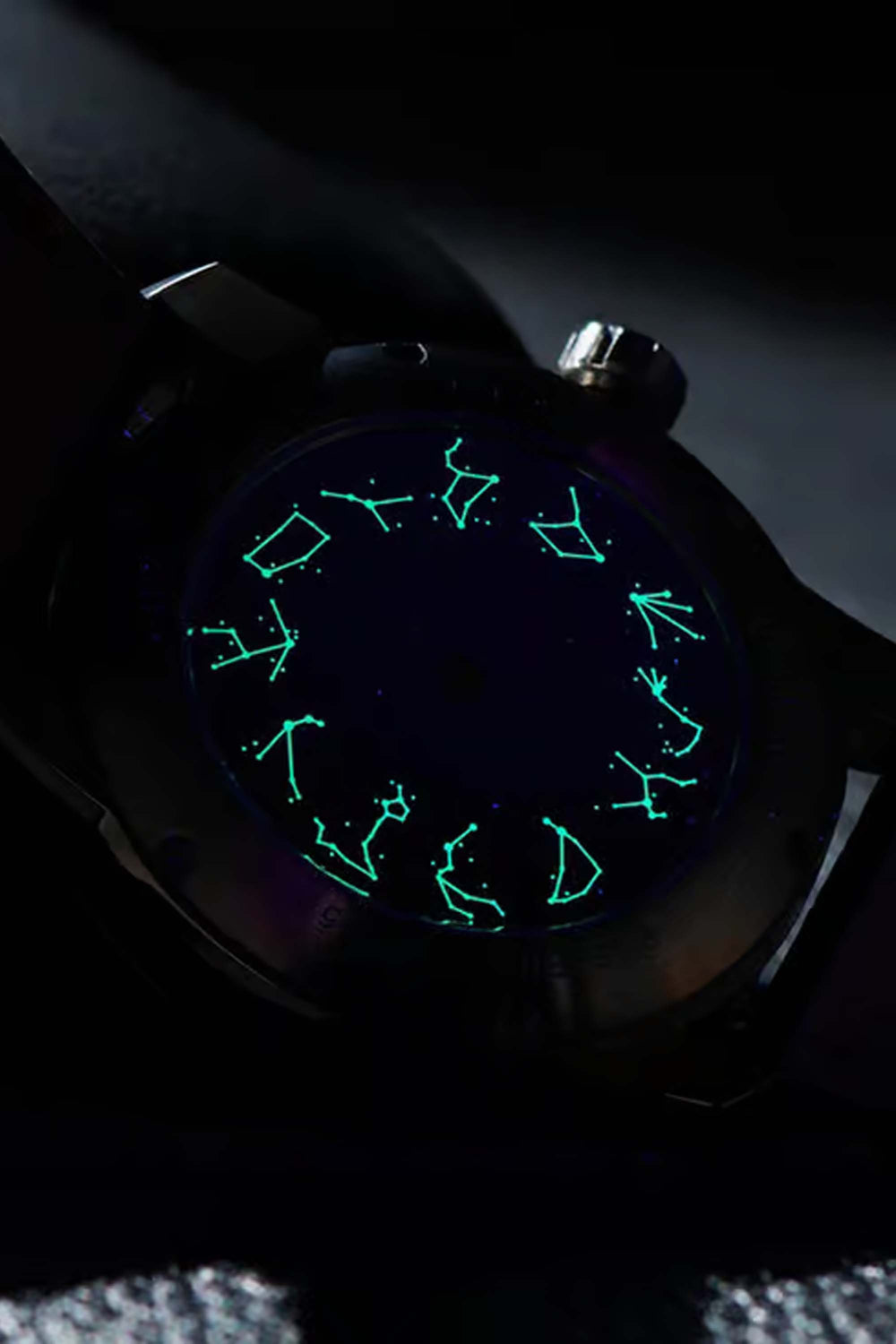 Orbital Chronos | Black Silver Mechanical Watch