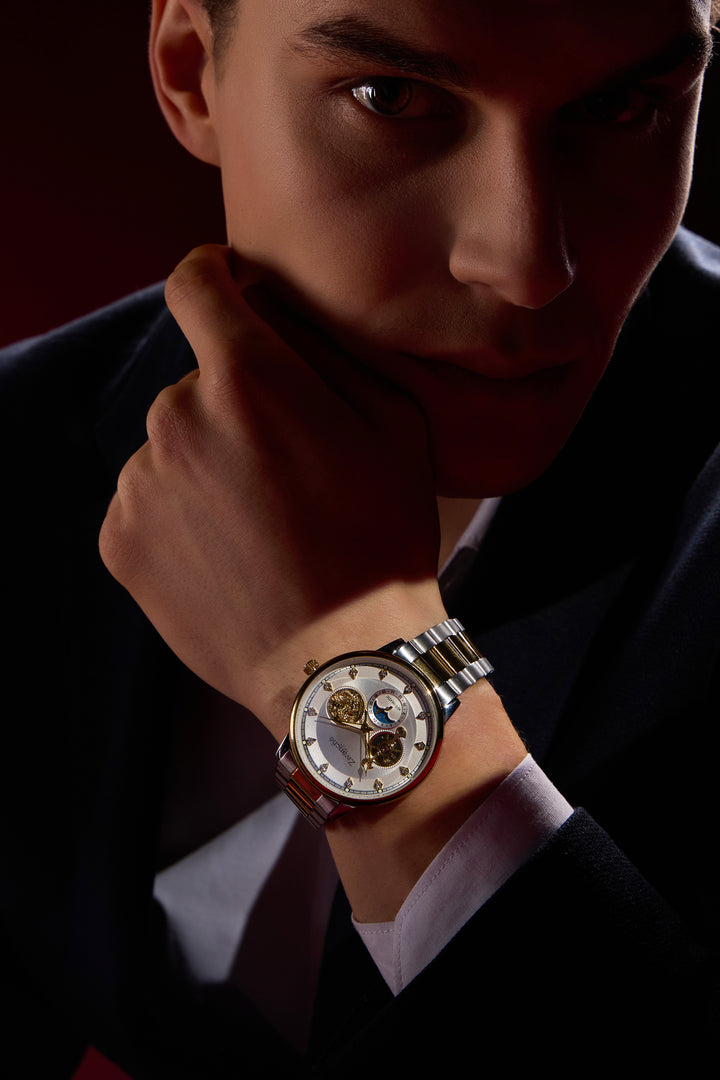 Louisepoch | Golden Diamond Watch