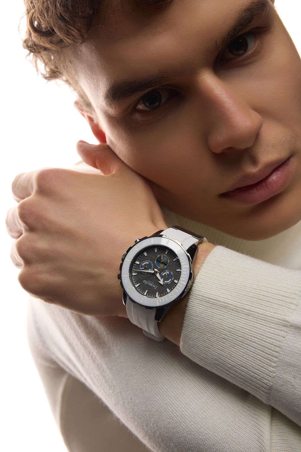 White sturgeon Roerdum Edition Fully Automatic Watch (39907736)