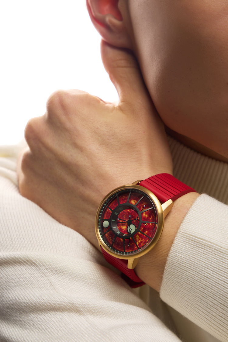 DALKOMM | RED  MOVEMENT WATCH - (40342606)