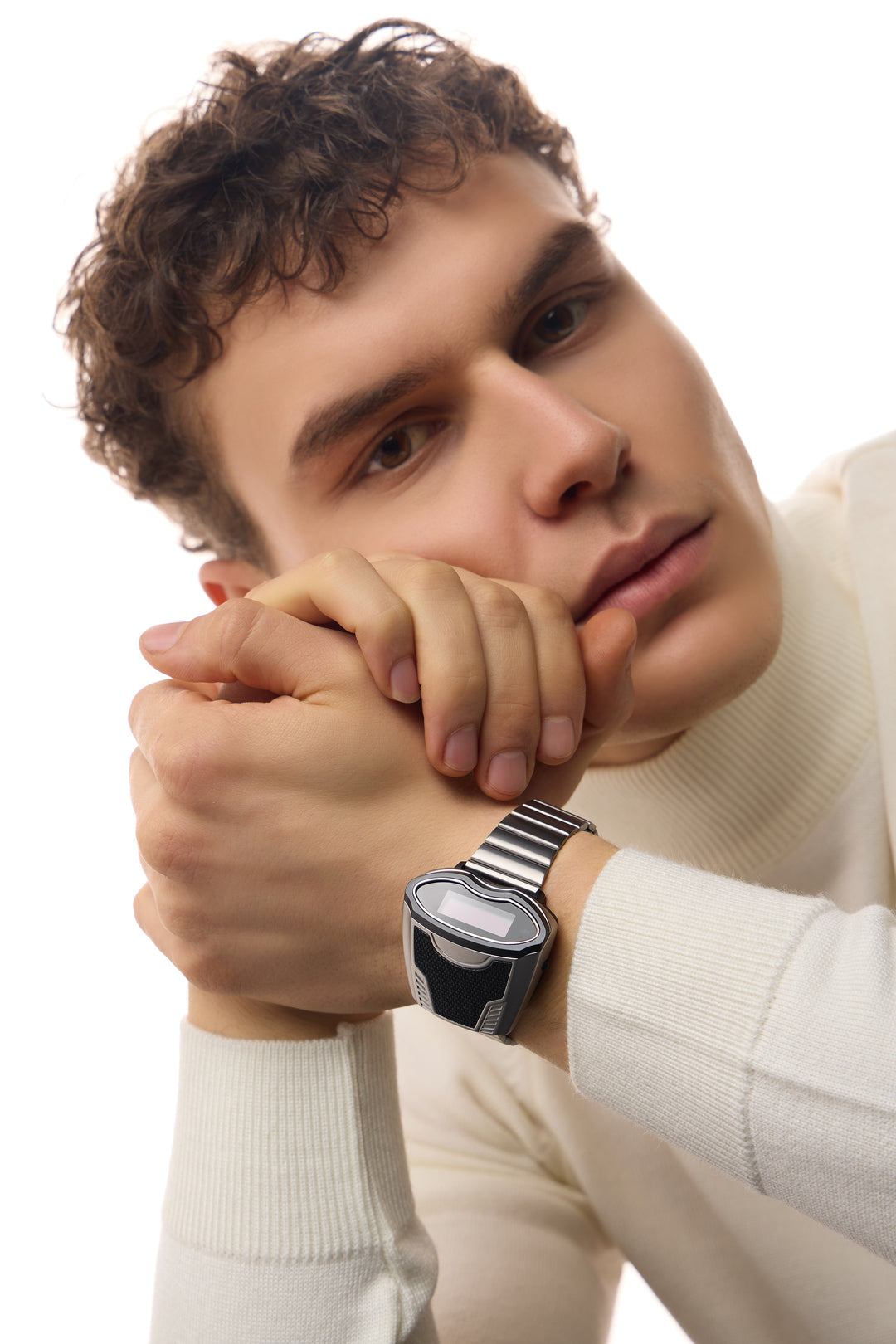 Stargazer | Silver Digital Watch