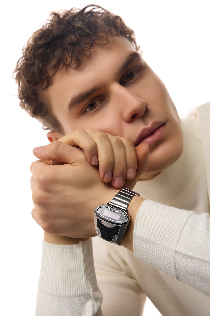 Stargazer | Silver Digital Watch