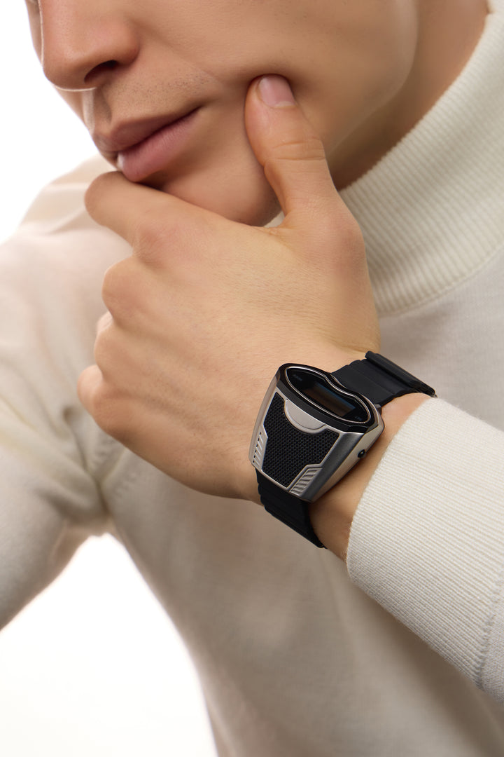 Stargazer | Silver Digital Watch