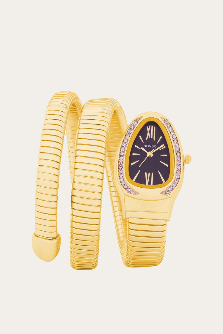 Le Serpent | Golden Black Serpenti Watch | A Bovbo Edition Watch (40503334)