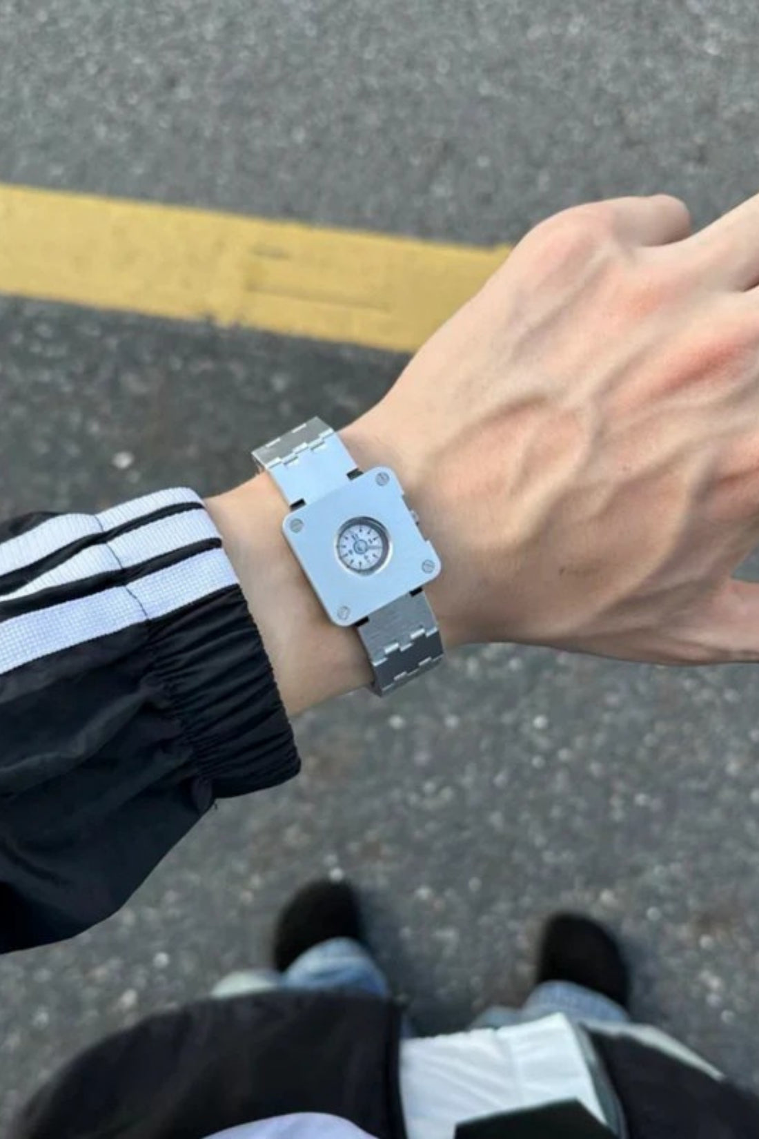 Luxtronic Cube | Silver White dial Watch - (41070740)