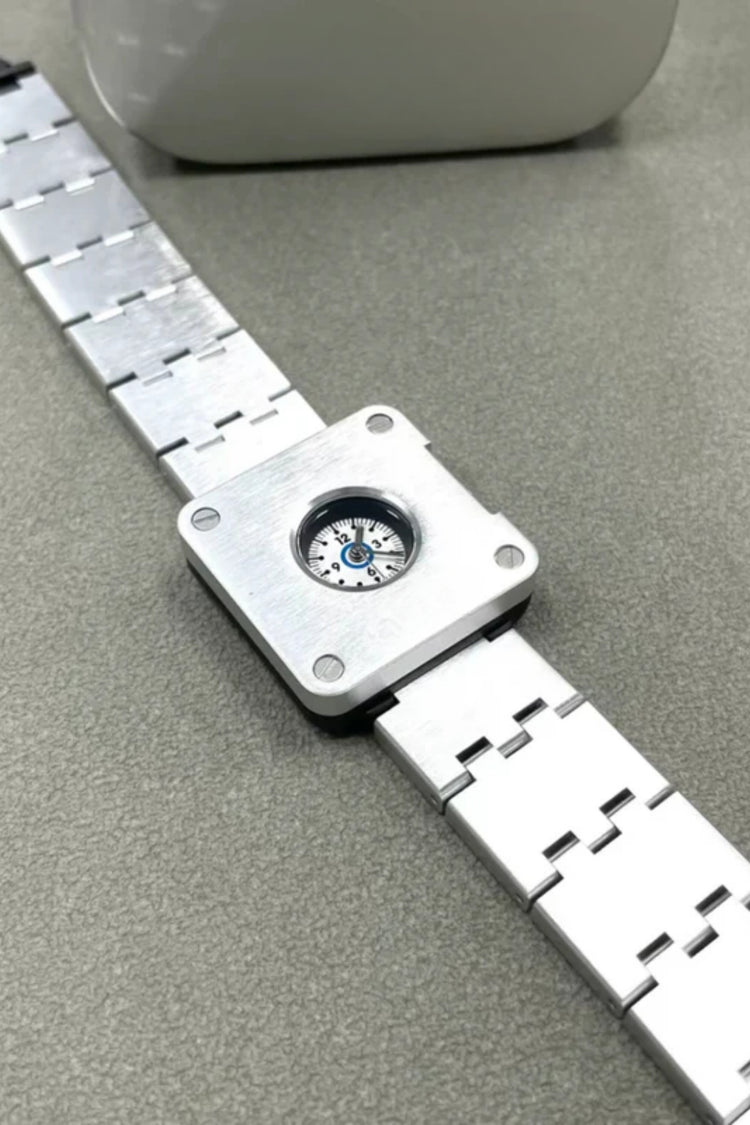 Luxtronic Cube | Silver White dial Watch - (41070740)