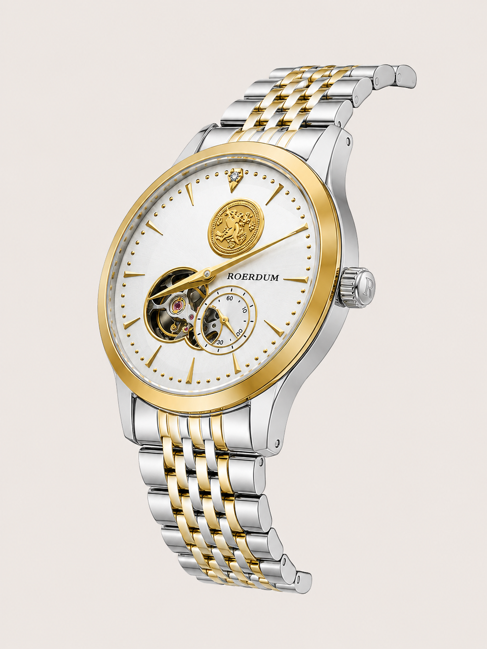 Imperial Crest Gold Dual Tone Automatic Watch