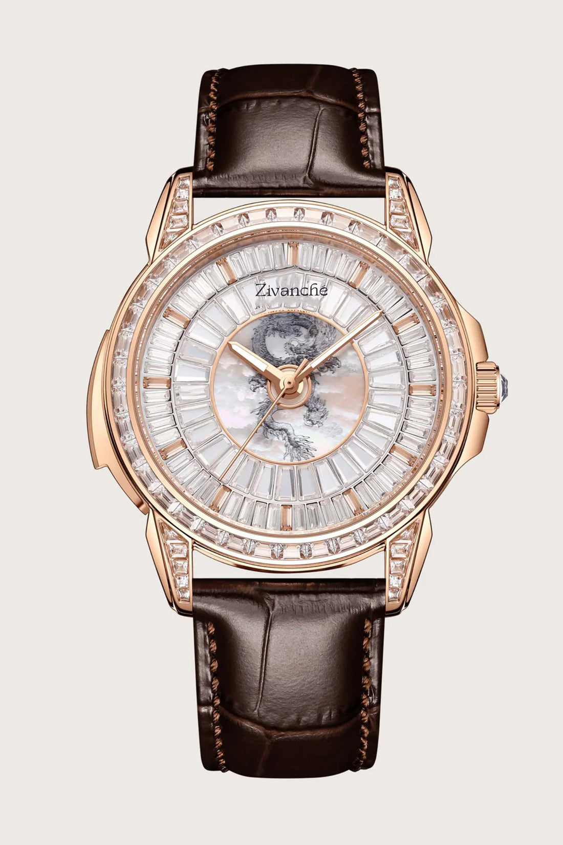 Master Series Zivanche Flying Dragon in the Sky Watch with Butterfly Buckle