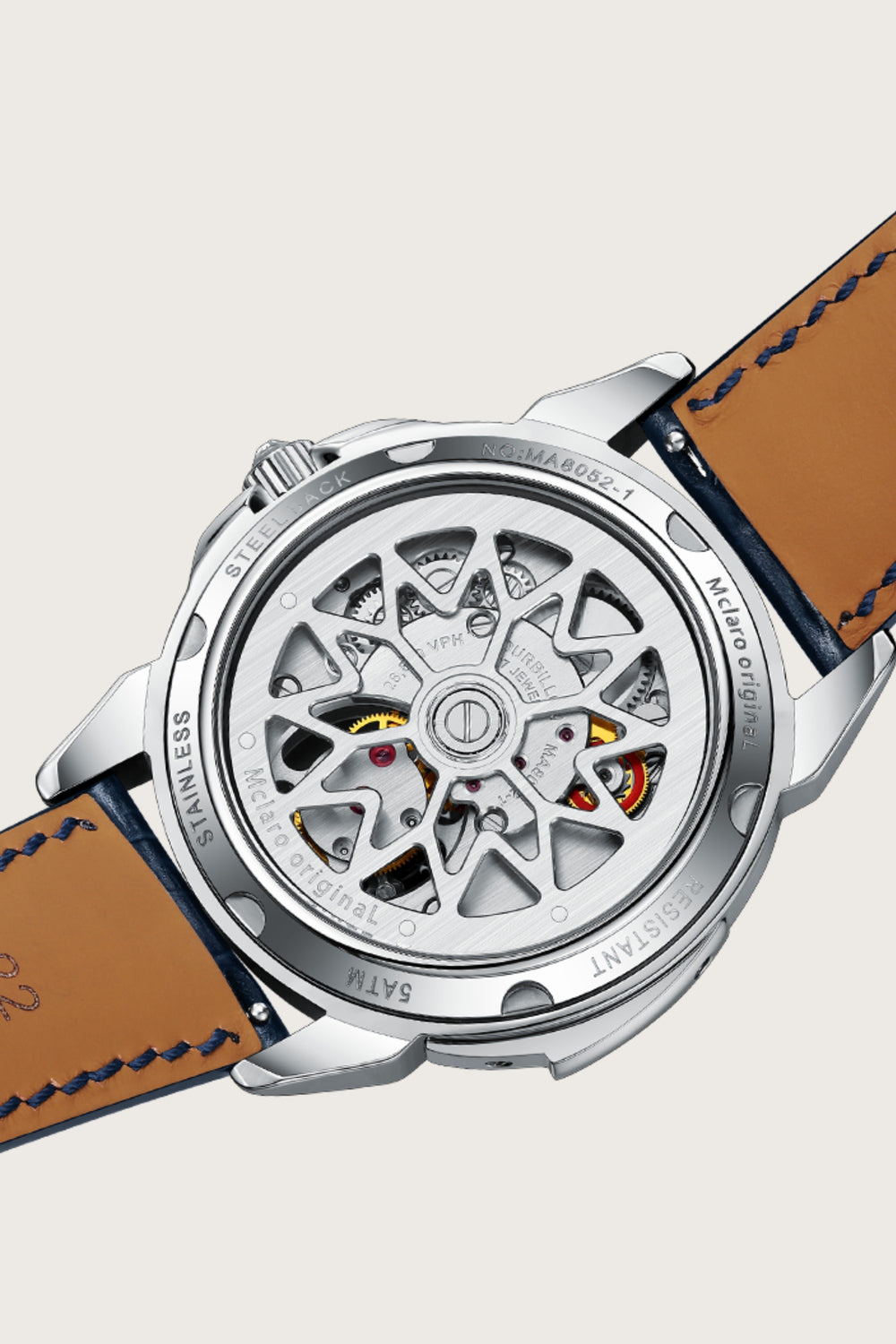 Master Series Zivanche Mclaro Edition Full Diamond-Tourbillon Watch