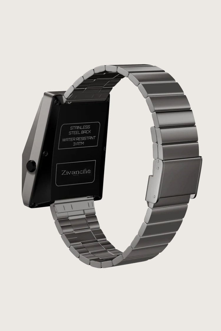 Moon Rover | Metallic Grey Digital watch