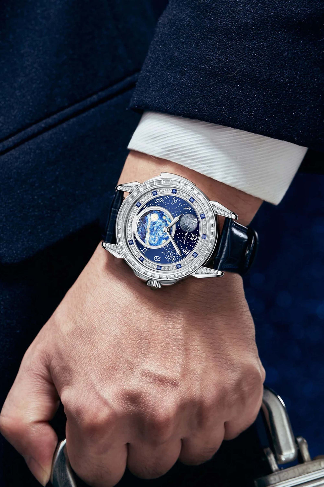 Zodiac Universe | Blue Silver Automatic Watch (42637484)