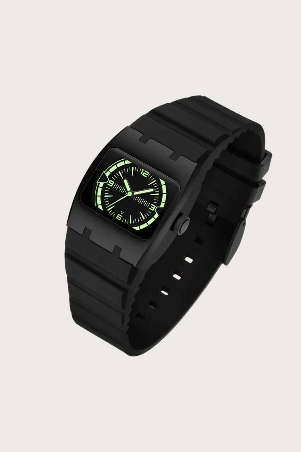 Armor Grid | Black Green Dial Watch
