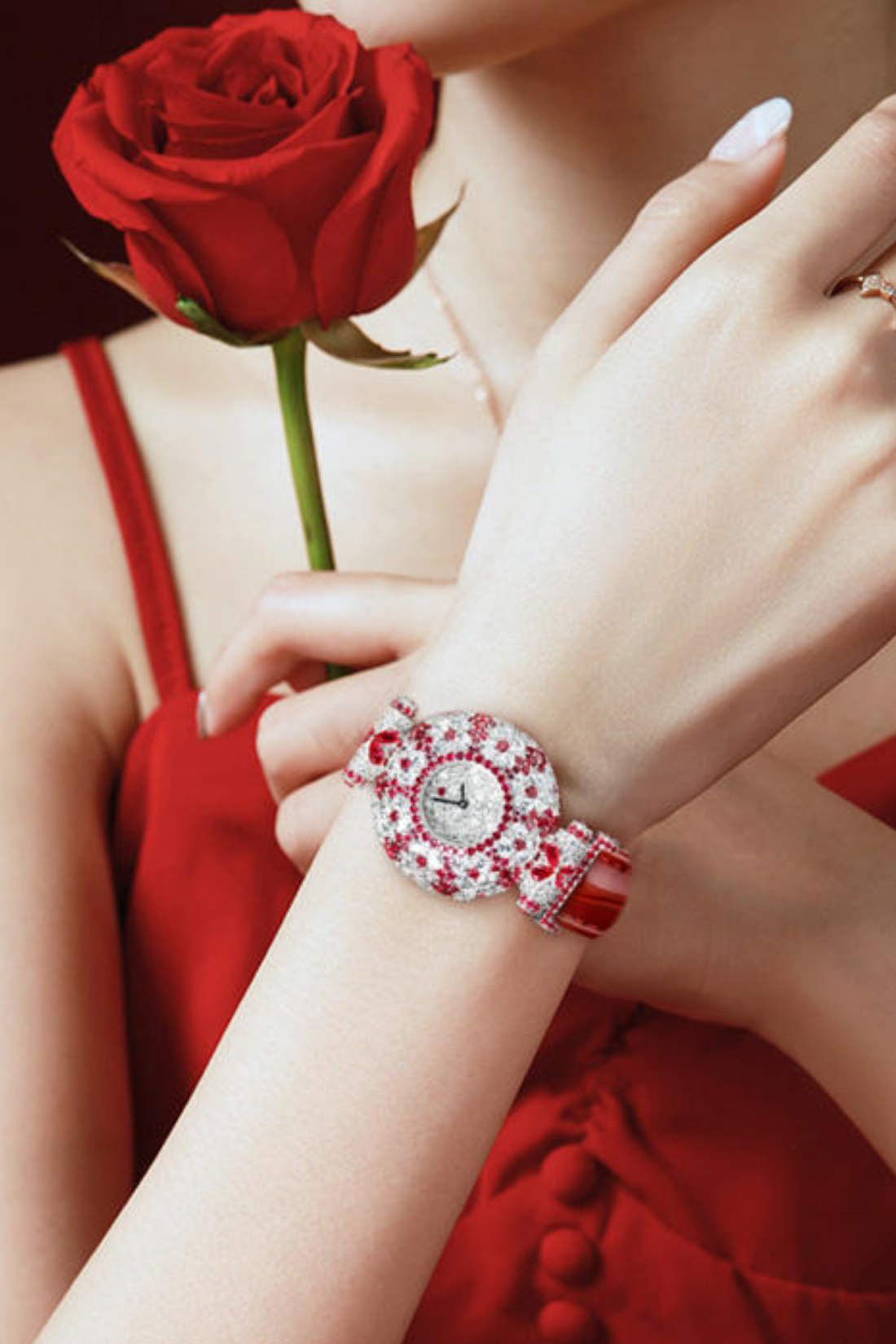 Zivanché Ruby Royale Diamond Encrusted Luxury Timepiece
