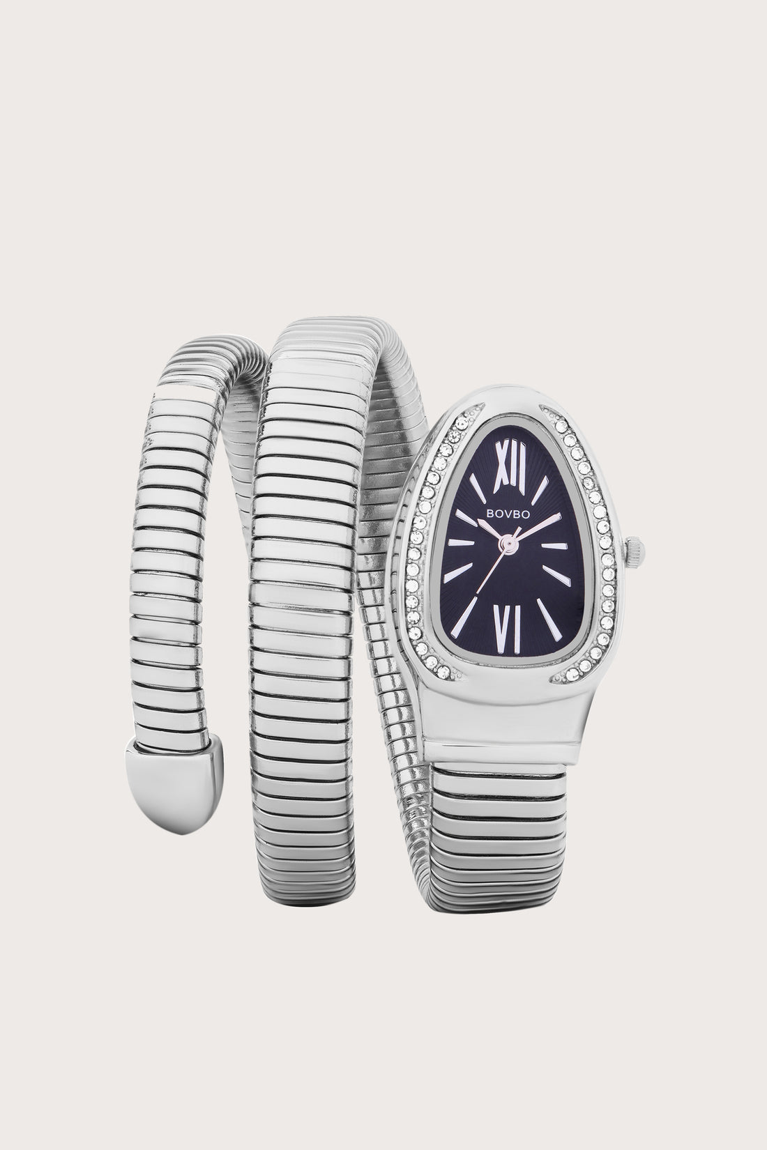 Le Serpent | Silver Black Dial Serpenti Watch | A Bovbo Edition Watch - (40342604)