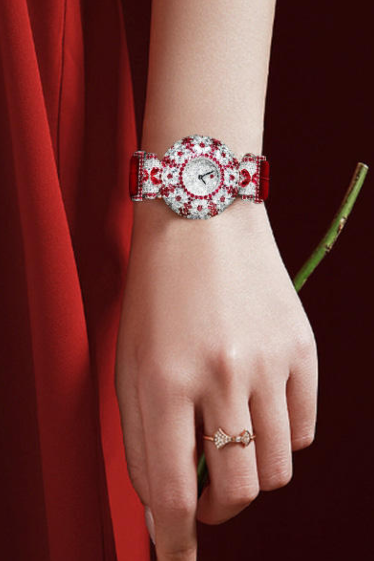 Zivanché Ruby Royale Diamond Encrusted Luxury Timepiece