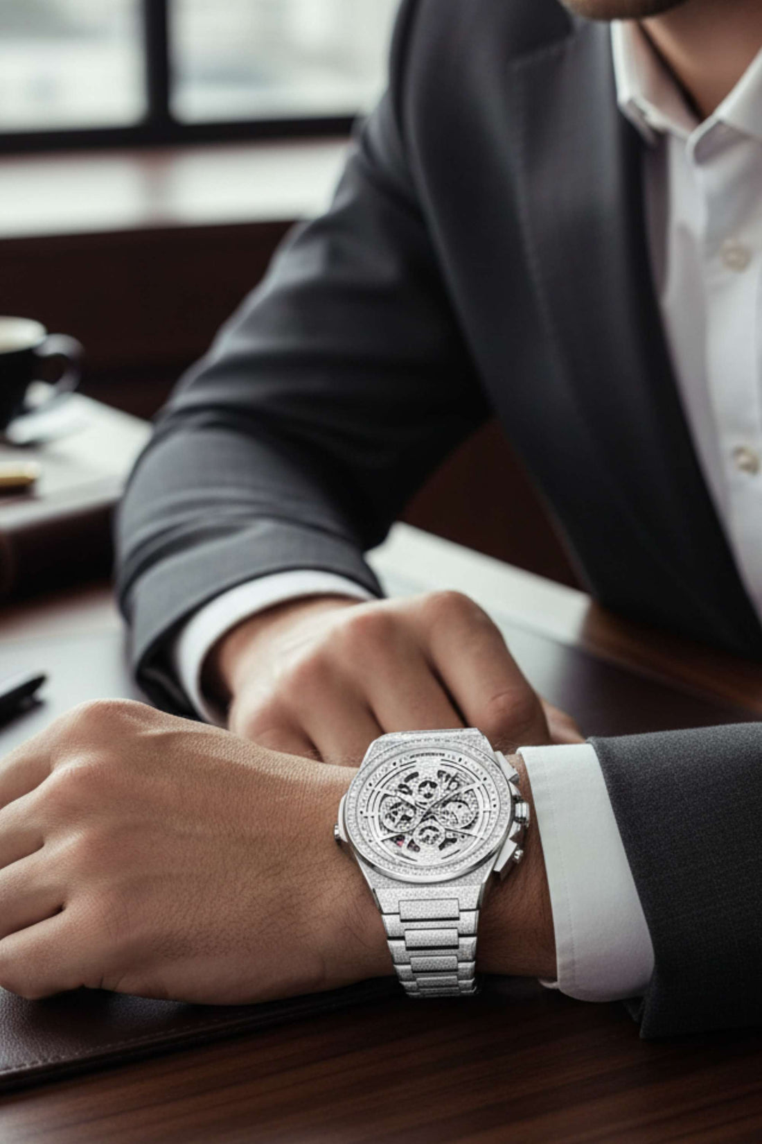 Diamond Frost Skeleton Chrono Master - (43075149)