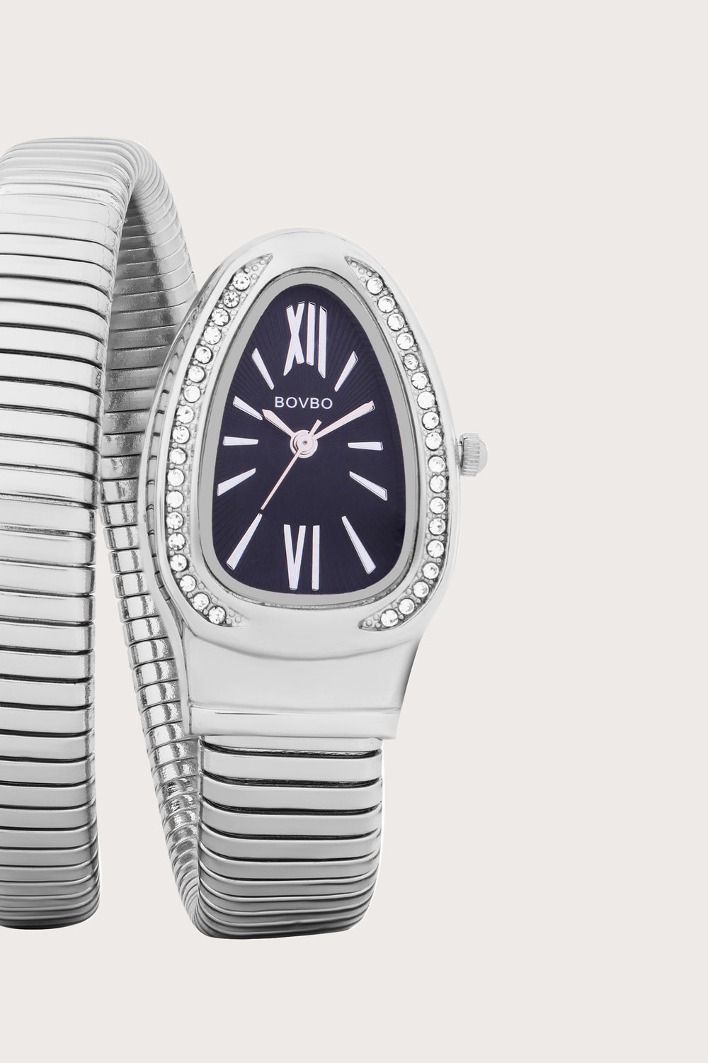 Le Serpent | Silver Black Dial Serpenti Watch | A Bovbo Edition Watch - (40342604)