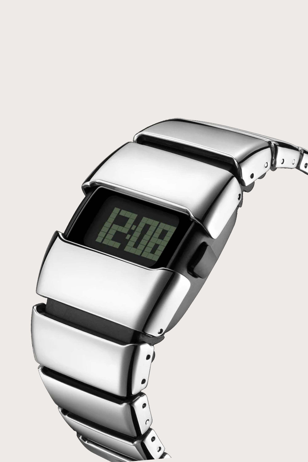 Turbo | Black Silver Digital Watch
