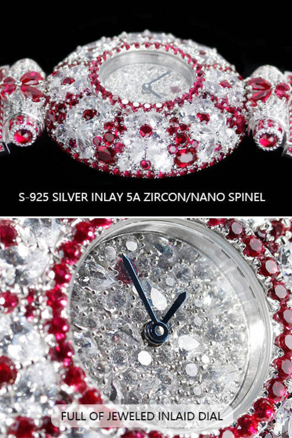 Zivanché Ruby Royale Diamond Encrusted Luxury Timepiece
