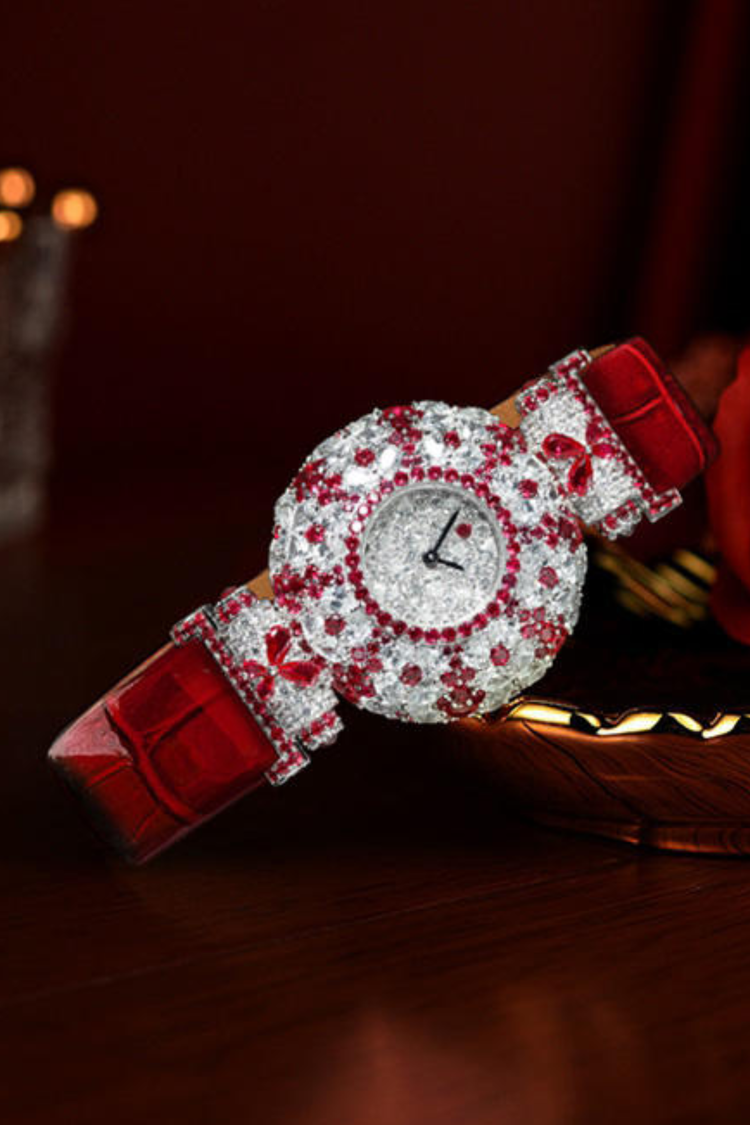 Zivanché Ruby Royale Diamond Encrusted Luxury Timepiece