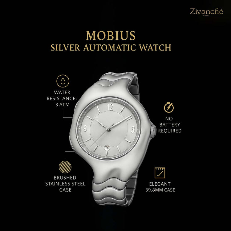 Mobius | Silver Automatic Watch