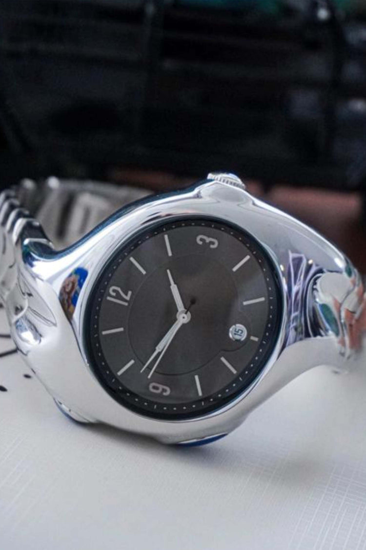 Mobius | Silver Black Dial Automatic Watch