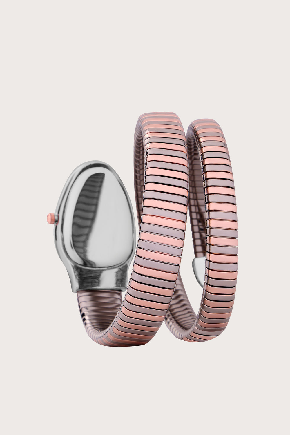 Le Serpent | Silver Rose Gold Serpenti Watch | A Bovbo Edition Watch - (41070758)