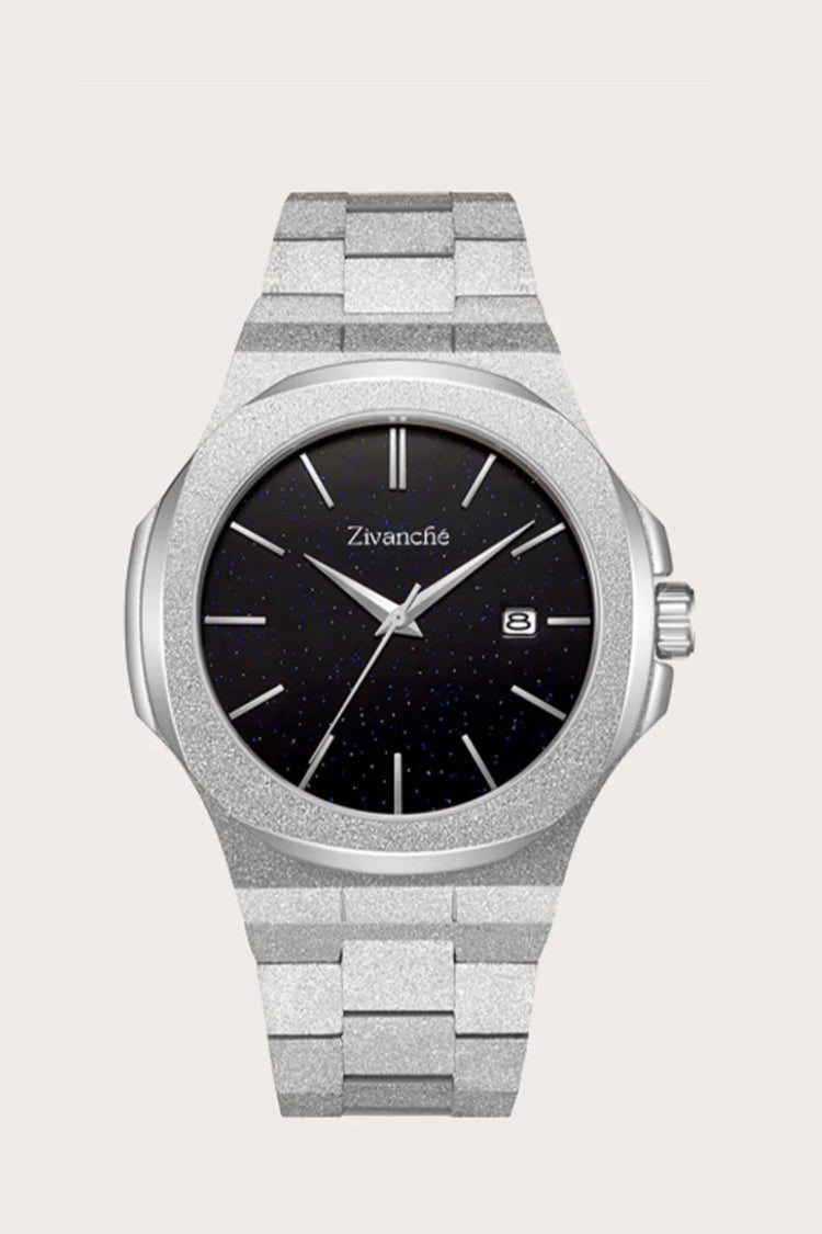 Tiro | Silver Black Dial Luxury  Watch - (39907738)