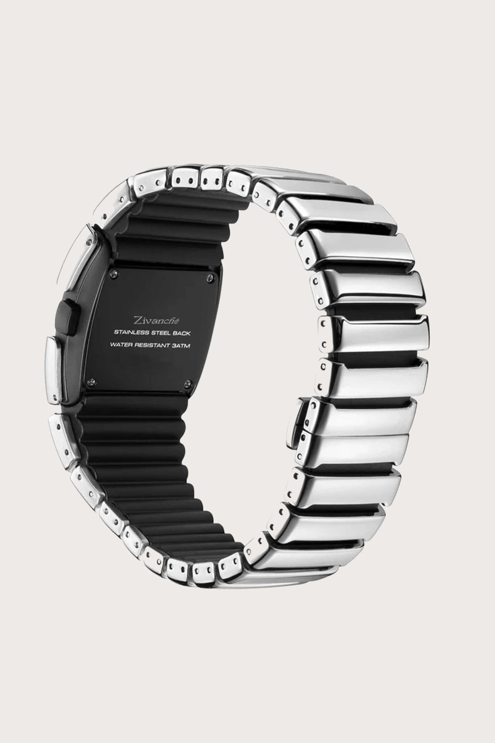 Turbo | Metallic Silver Digital Watch - (ZIVRETBMTSLVDIG0029)