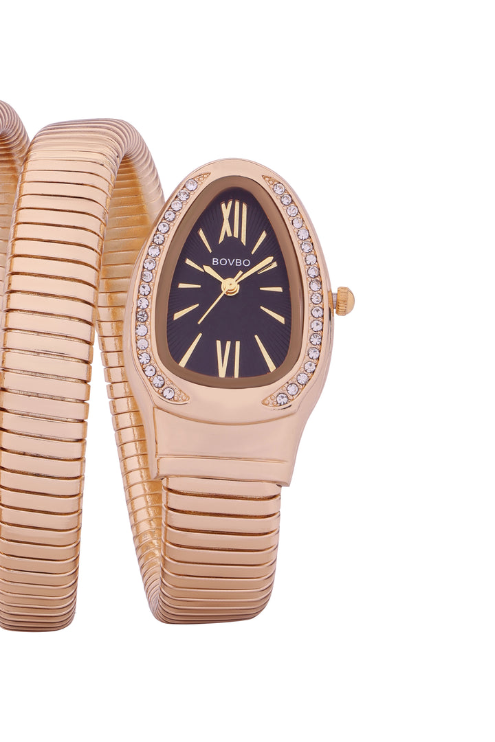 Golden Black Serpenti Watch