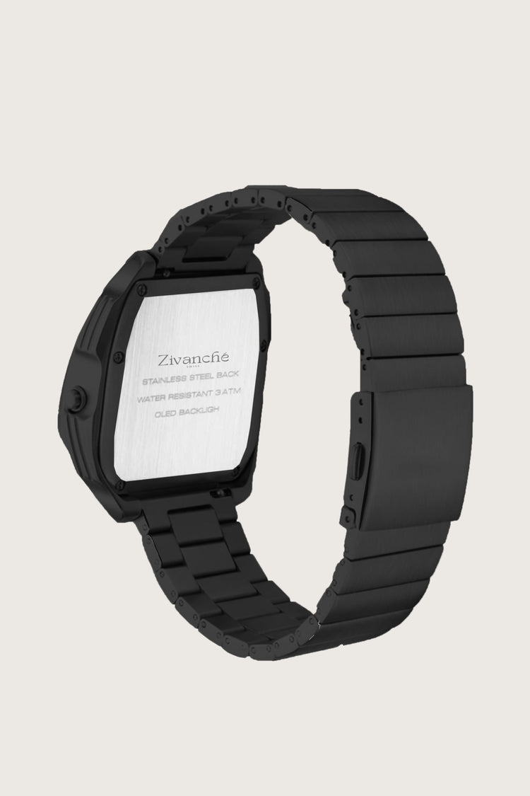 Luxe Rock | Black Digital Watch