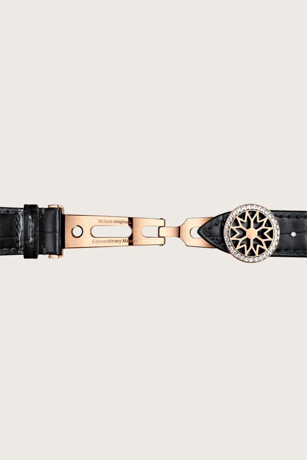 Master Series Zivanche Mclaro Rose Gold Edition Full Diamond-Eye of Power Watch - (41070736)