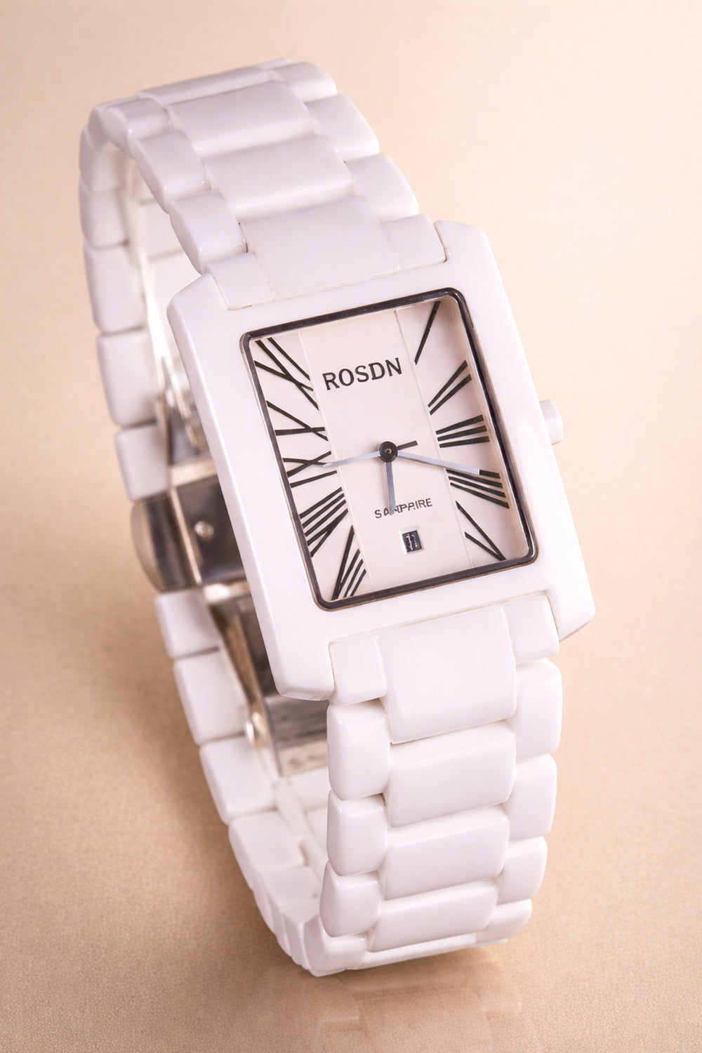Frost Roman | Rosdn White Mechanical Watch