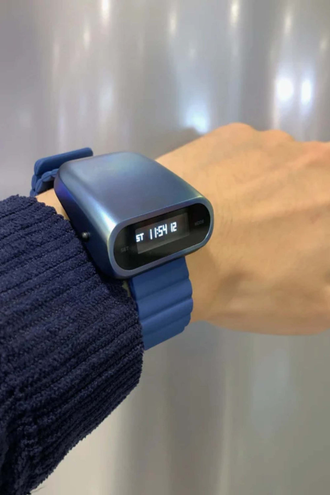 Titanium Blue | Black Blue Digital Watch