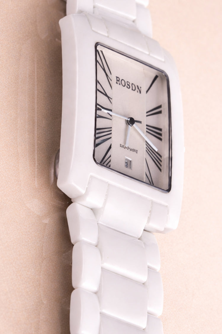 Frost Roman | Rosdn White Mechanical Watch