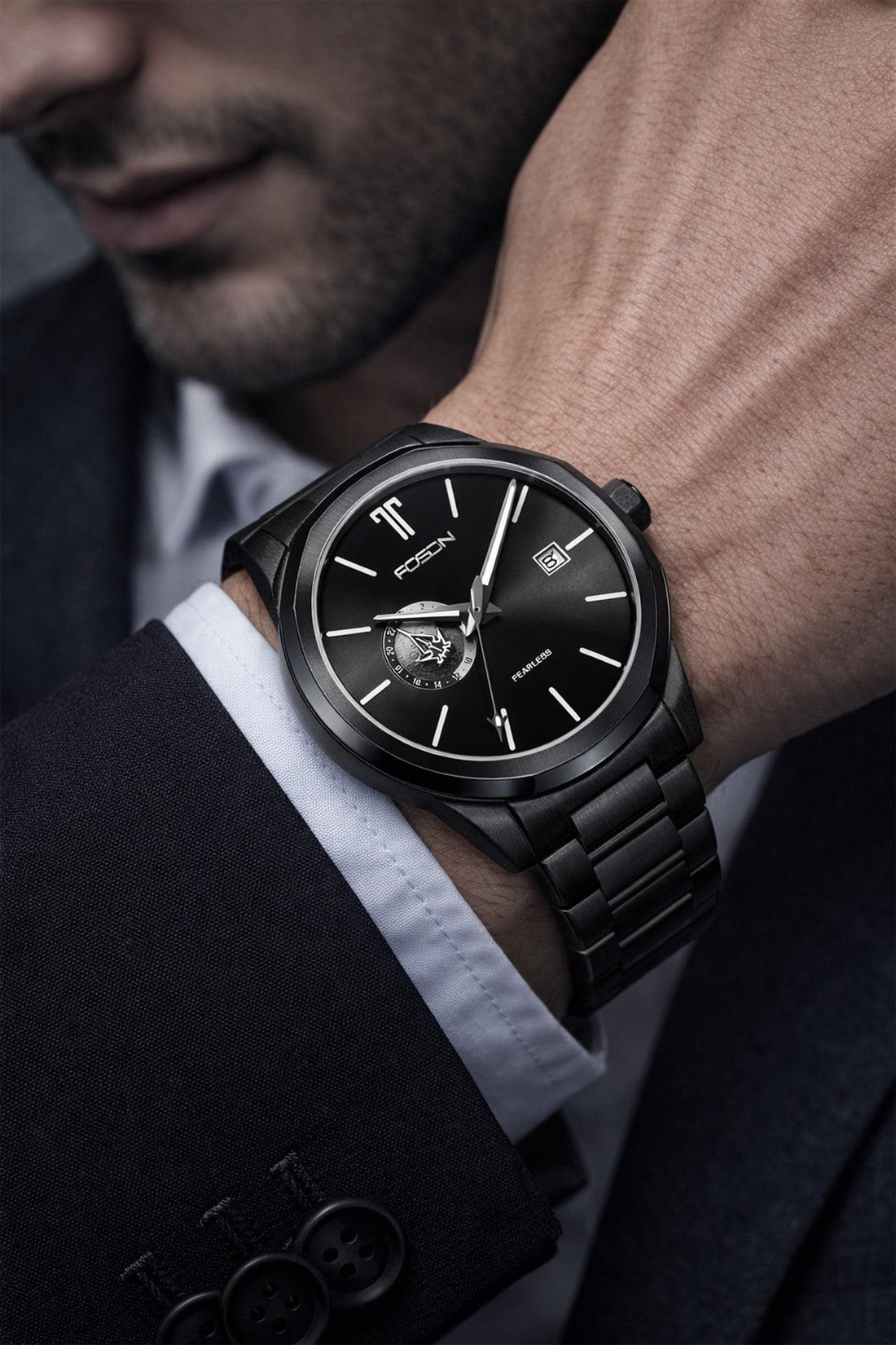Zivanche Swiss | ROSDN G2217 Black Automatic Mechanical Watch
