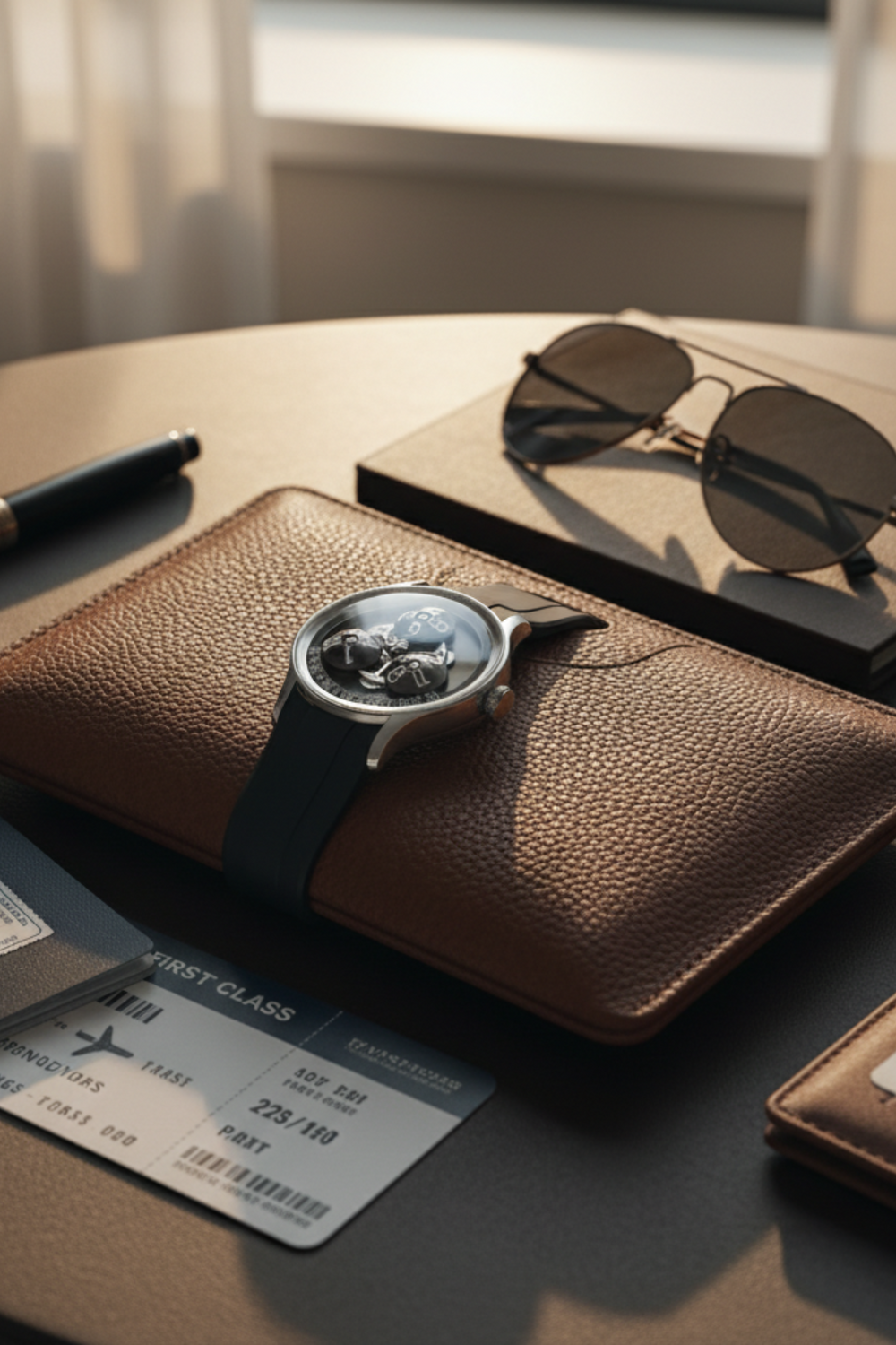 Trisphere Orbit | Black Mechanical Sculpture Edition Watch