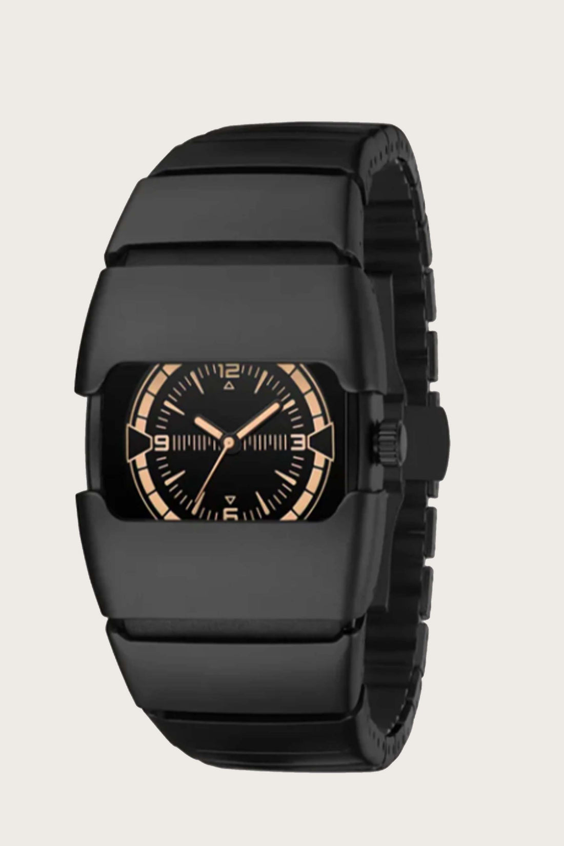 Lumin | Black Peach Dial Watch