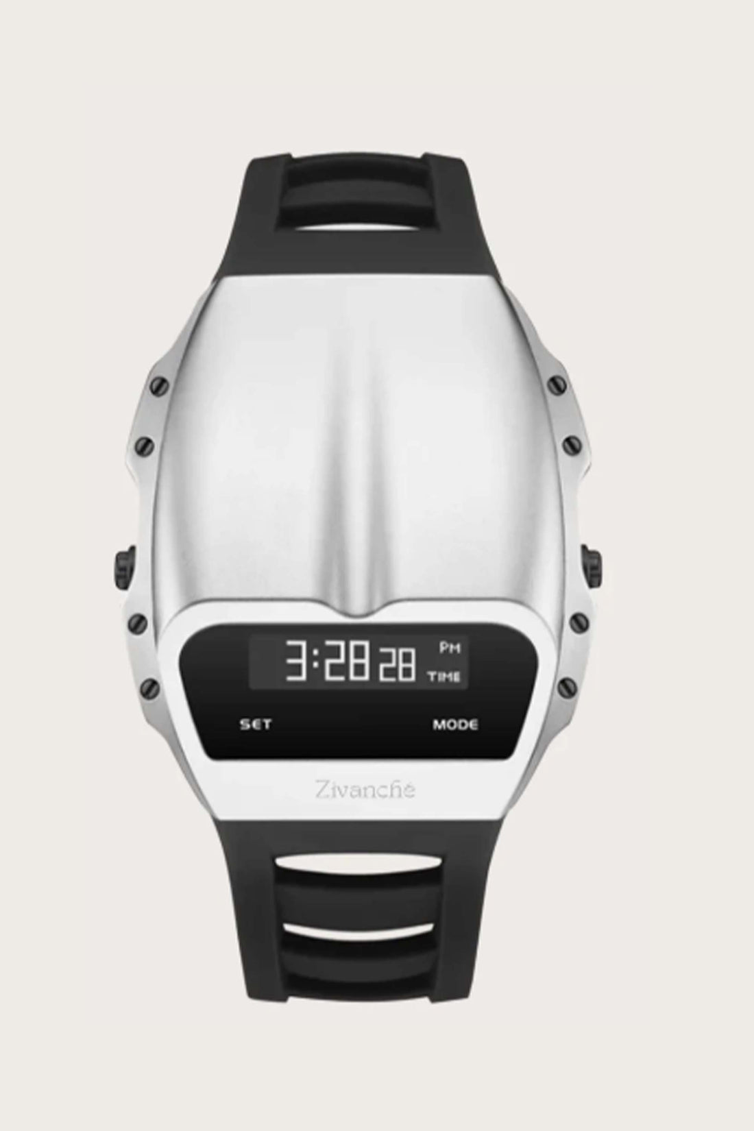 Old Retro | Silver Black Digital Watch (39907752)