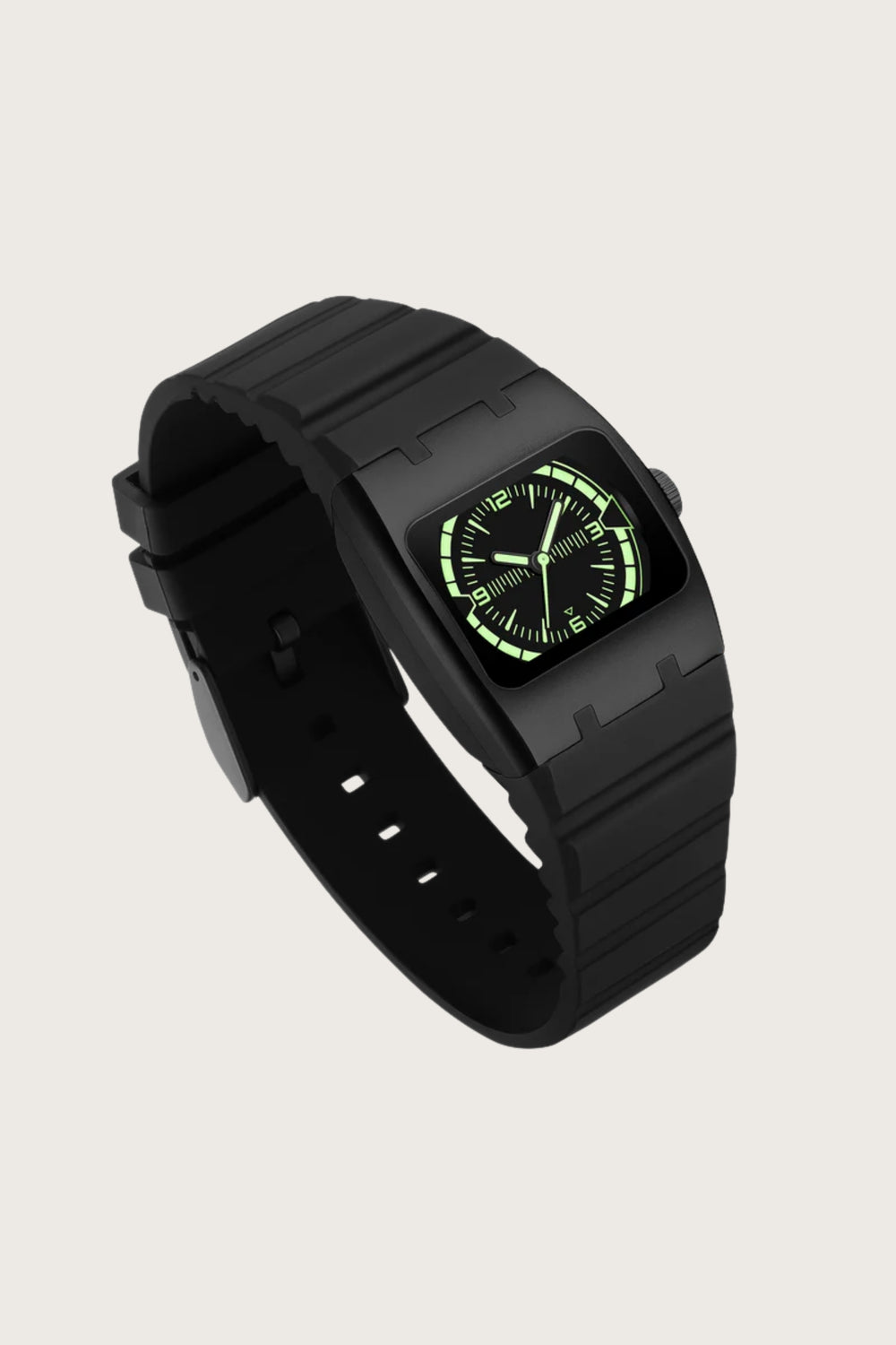 Armor Grid | Black Green Dial Watch