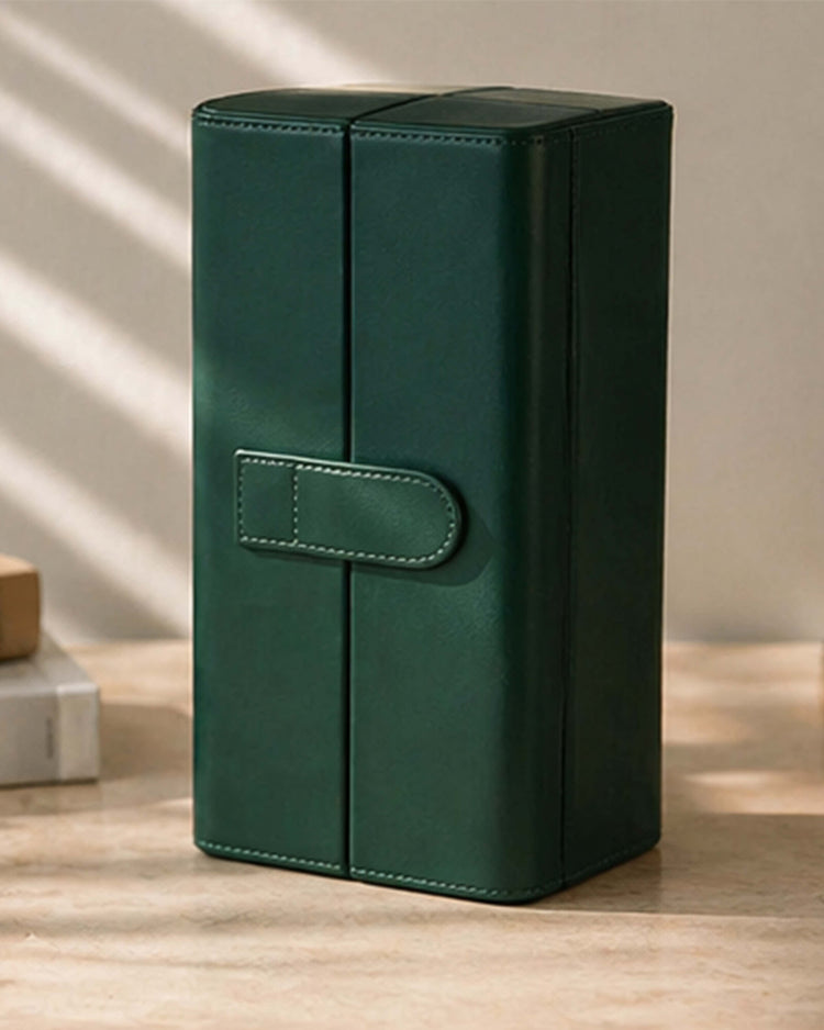 Zivanche Trivio 3-Slot Watch Green Roll Case