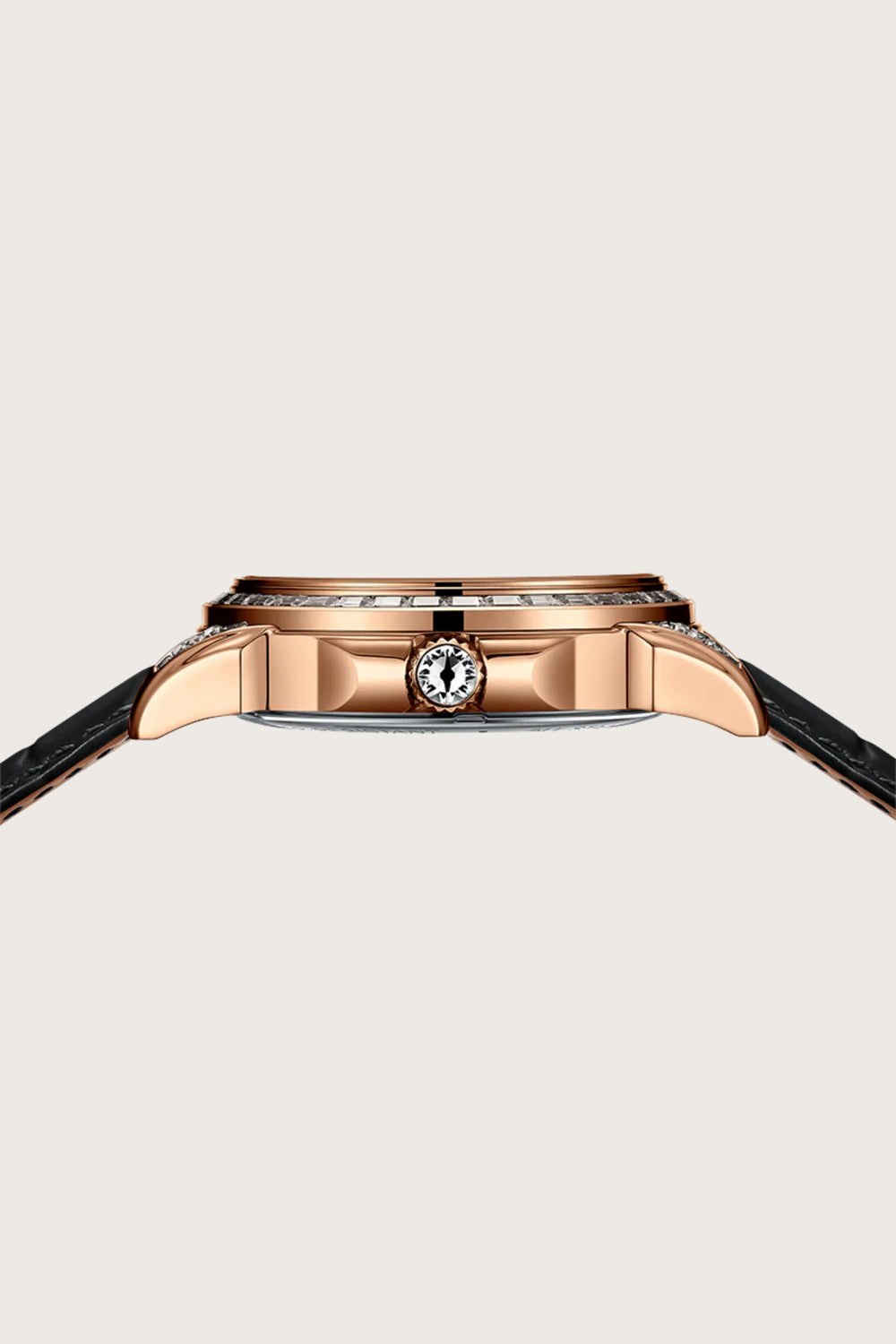 Master Series Zivanche Mclaro Rose Gold Edition Full Diamond-Eye of Power Watch - (41070736)