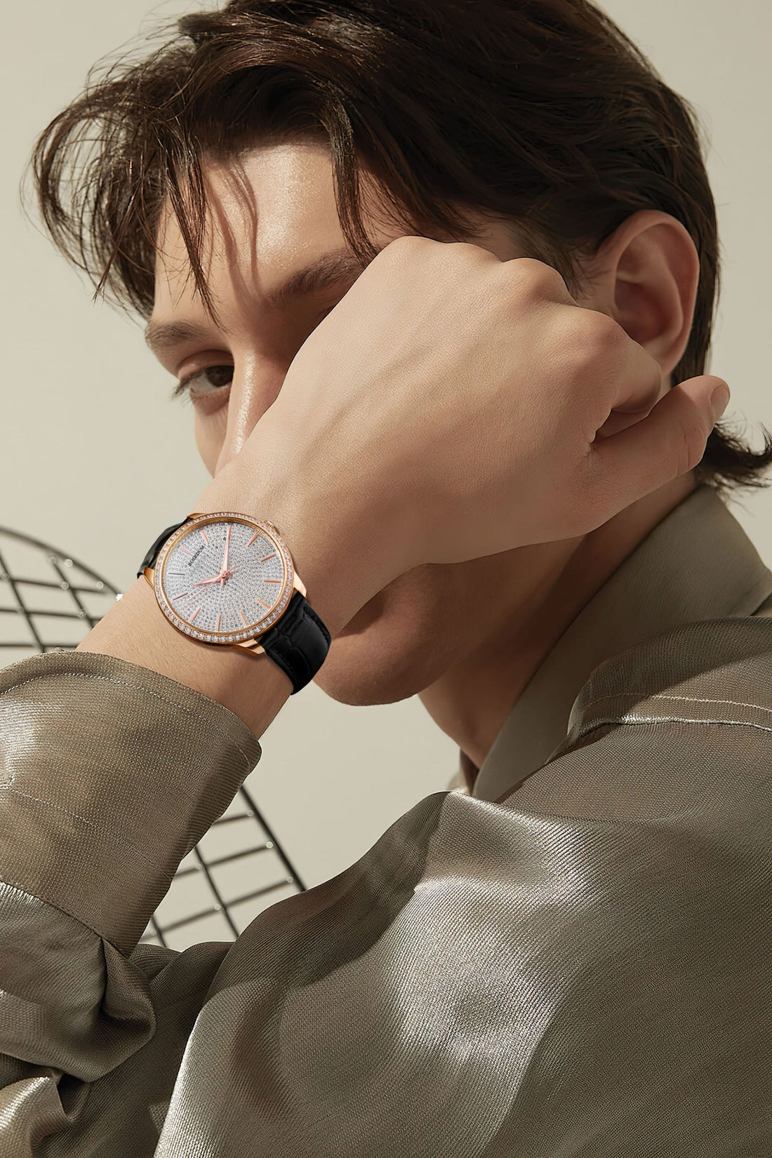 Master Series Diamond Sky  | Rose Gold Diamond Automatic Watch